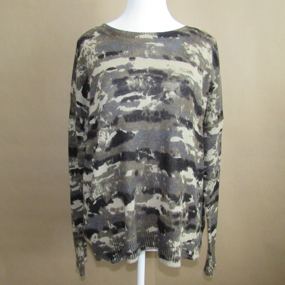 Rock & Republic Large Camo Sweater